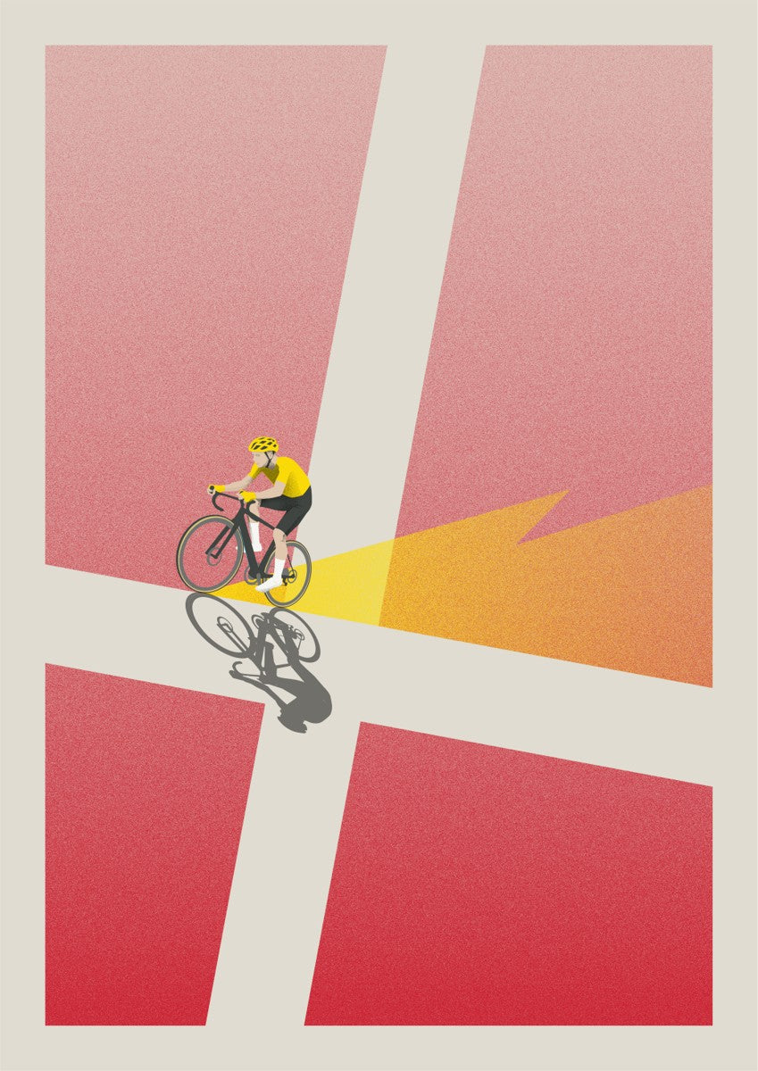 The Superheroes Collection #6: Jonas Vingegaard | Cycling Art Print