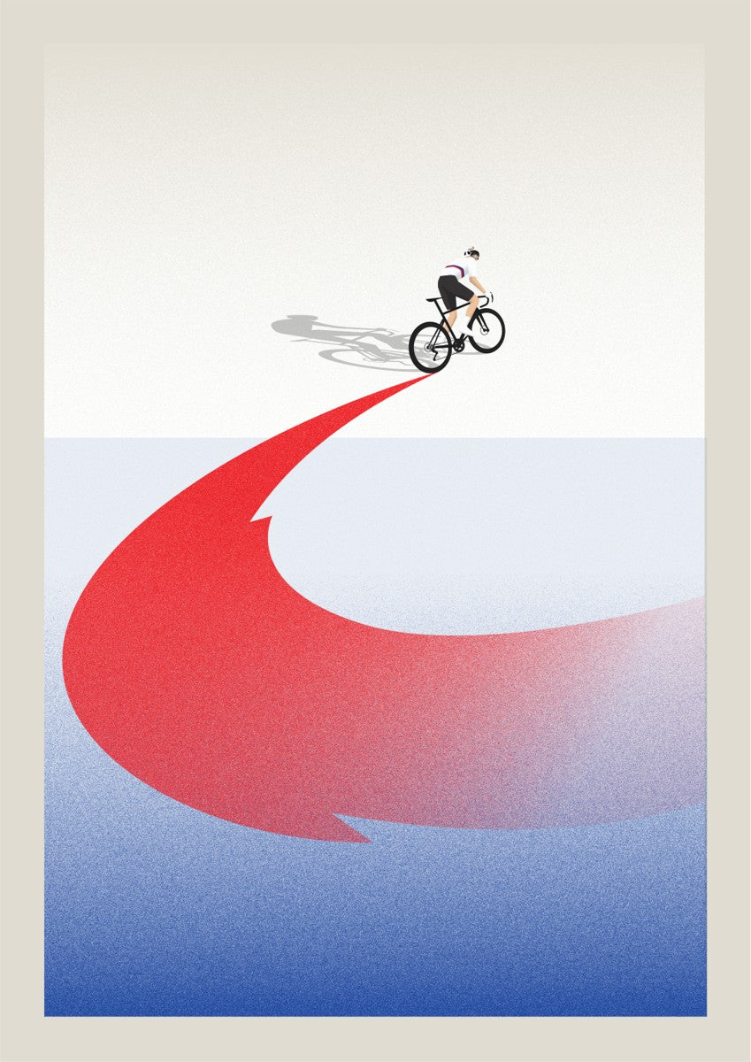 The Superheroes Collection #5: Tadej Pogačar | Cycling Art Print