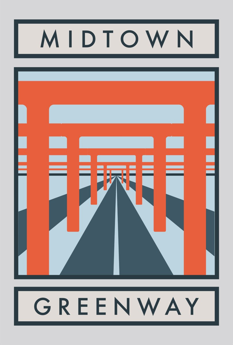 Midtown Greenway | Cycling Art Print