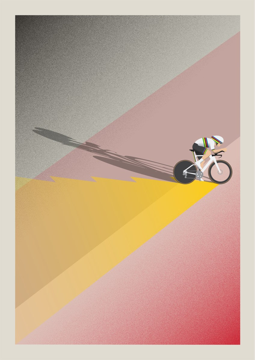 The Superheroes Collection #4: Remco Evenepoel | Cycling Art Print