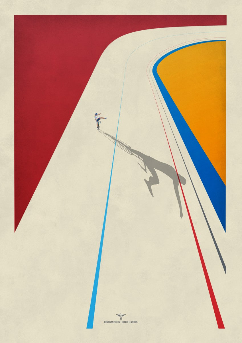 Victory Salutes: Museeuw | Cycling Art Print